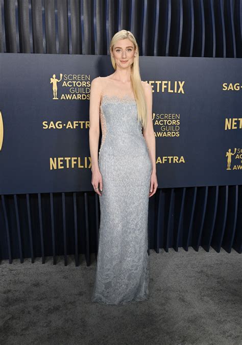 Elizabeth Debicki Wins 2024 SAG Award in Backless Armani Dress