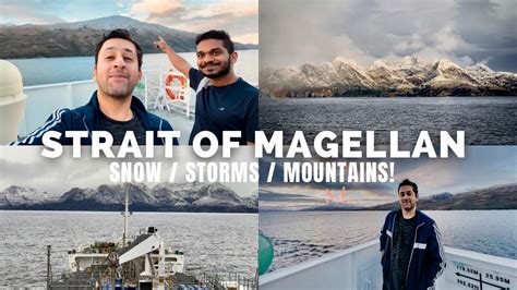 Strait Of Magellan Epic Navigation Between Mountains Atlantic To