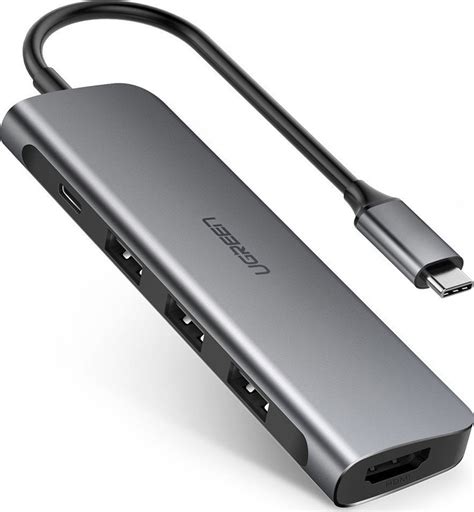 Ugreen CM136 USB C Docking Station με HDMI 4K PD και σύνδεση 2 Οθονών