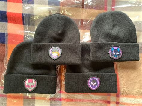 Custom Patch Woven Beanies | Camille, Meow Skulls, Raven Team Leader ...
