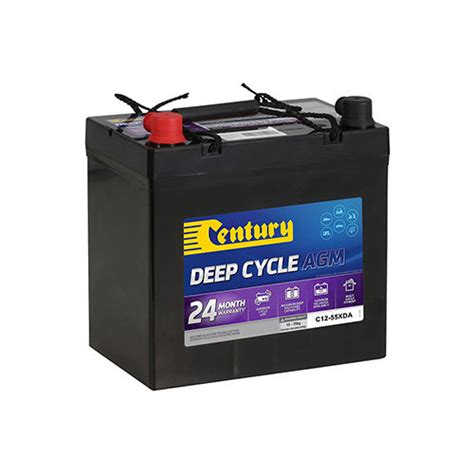 Century C12 55xda Agm Deep Cycle Battery 12v 58ah Superstart — Superstart Batteries