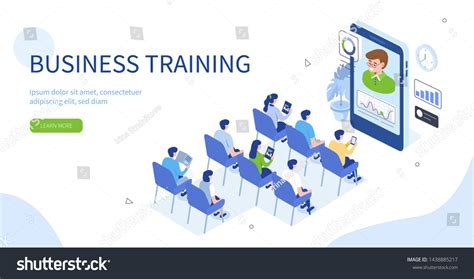 Business Training Or Courses Concept Can Use For Web Banner