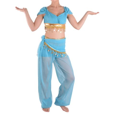 Princess Jasmine Costume Adults Aladdins Cosplay Halloween Costumes