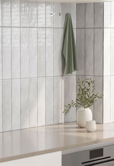 Caramela White Gloss Subway Wall Tile 75x300mm Why Not Tiles