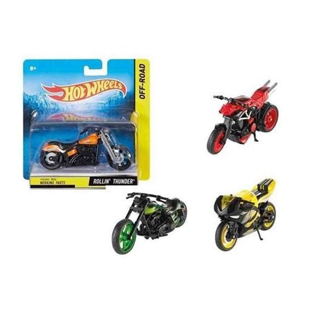 Motorcycle Hot Wheels Mattel 1 18