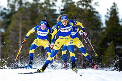 Biathlon La sélection Suédoise pour Kontiolahti Sports Infos Ski