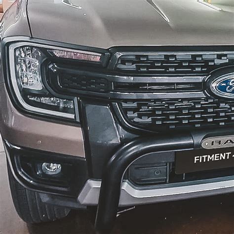 Next Gen Ford Ranger Pdc Nudge Bar Black Stainless Steel Fitment 4 Africa