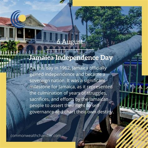 Jamaica Independence Day 2025 Events Timeline - Piers Piper