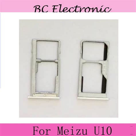 Silver New Original Sim Card Holder Tray Card Slot For Meizu 10 U 10 50 Inch Fhd Free Shipping