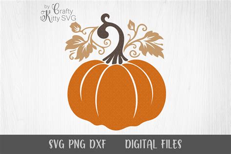 Fall Pumpkin SVG Cut File Graphic by CraftyKittySVG · Creative Fabrica