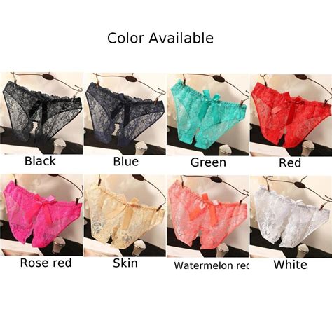 Dazzling Lace Panties With Open Crotch Thong Gstring For Women S