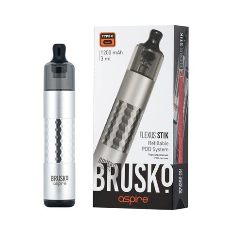 Brusko Flexus Stik, 1200 mAh, Серебристый - купить с доставкой по ...