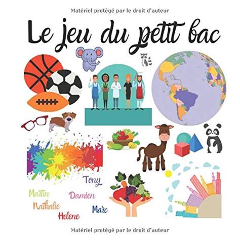 Buy Le jeu du petit bac carnet de jeu du bac jeux de société fiches