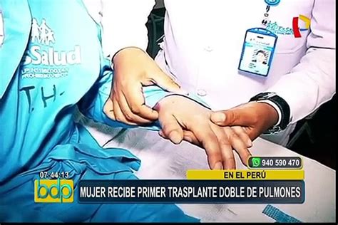 Realizan Con Xito Primer Trasplante Bipulmonar En El Per V Deo