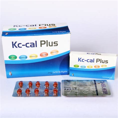 KC CAL PLUS Softgel Capsules ACEKINETICS HEALTHCARE PVT LTD