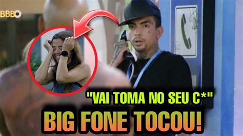 BBB 23 BIG FONE TOCA GUIMÊ ATENDE KEY ESTÁ NO PAREDÃO ELA SURTA E