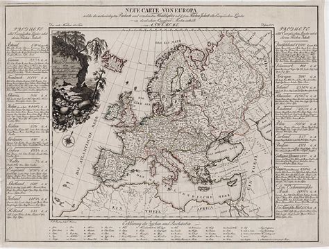 Economic Activity Map Of Europe