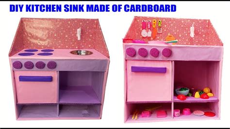 How To Make Kitchen Set With Cardboard Easily Diy Magic