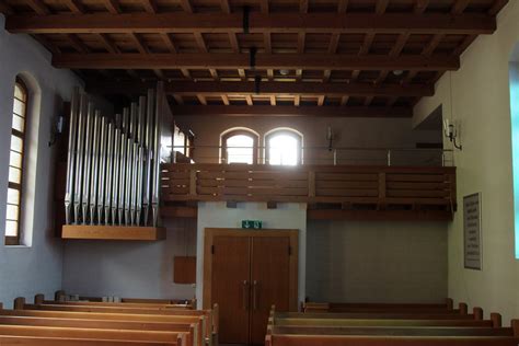 Orgel Kirchenorgel Der Kirche Merligen Gotteshaus Refo Flickr