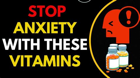 Best Vitamins for Anxiety and Stress - YouTube