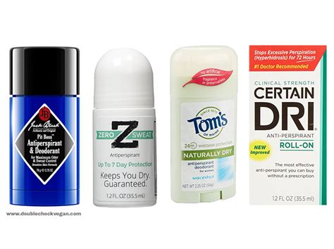 Vegan Antiperspirant Is Hard to Find - Double Check Vegan