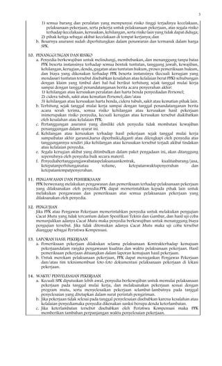 Rancangan Kontrak Pengadaan Langsung Pdf