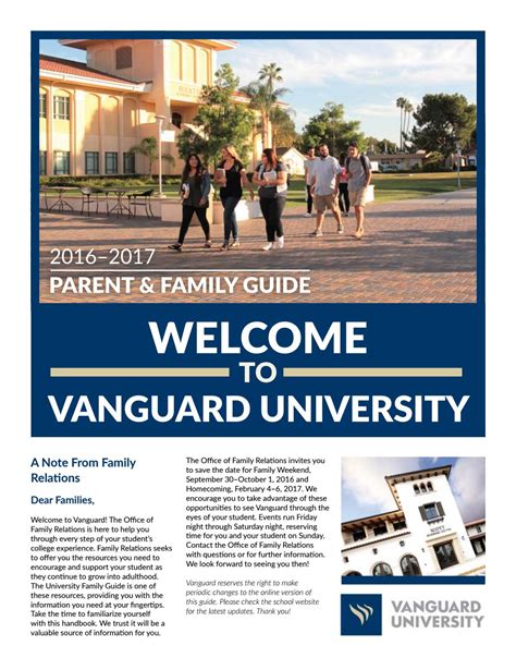 2016 vanguard university final by Vanguard University - Issuu