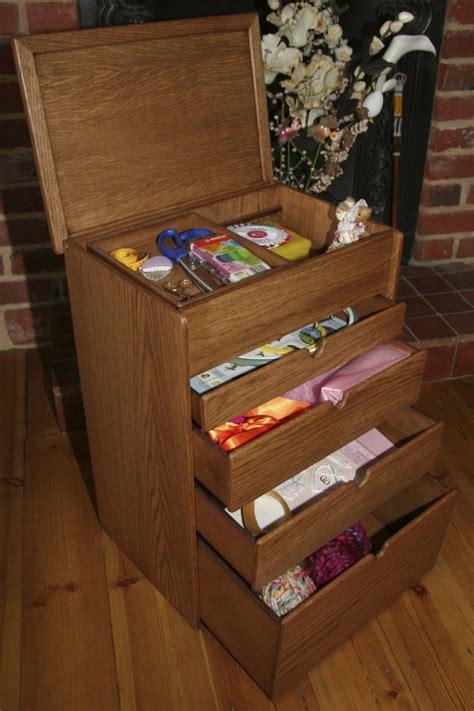 Wooden Sewing Boxes