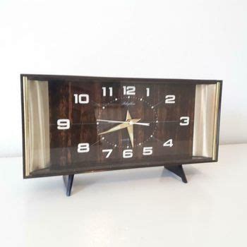 50 S Vintage Klok Wekker Opwind Clock Japan Jaren 50 Klok Vintage