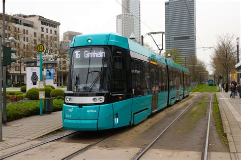 Vgf Alstom Citadis Sx T Wagen Am In Frankfurt Am Main