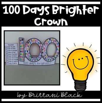 100 Days Brighter by Brittani Black | Teachers Pay Teachers