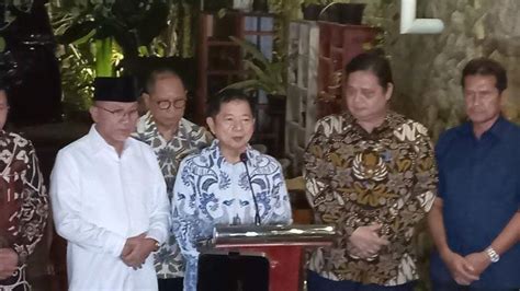 Airlangga Hartarto Dan Zulkifli Hasan Diputuskan Golkar Dan PAN Sebagai