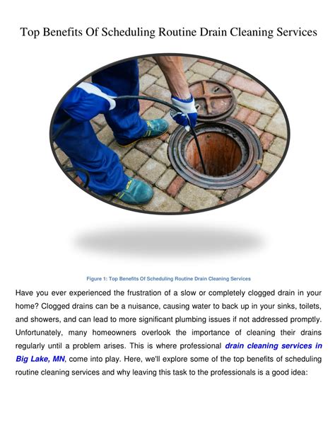 PPT Top Benefits Of Scheduling Routine Drain Cleaning Services