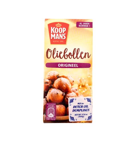 Koopmans Oliebollen Mix 500 Gr 16 Oz Peters Gourmet Market