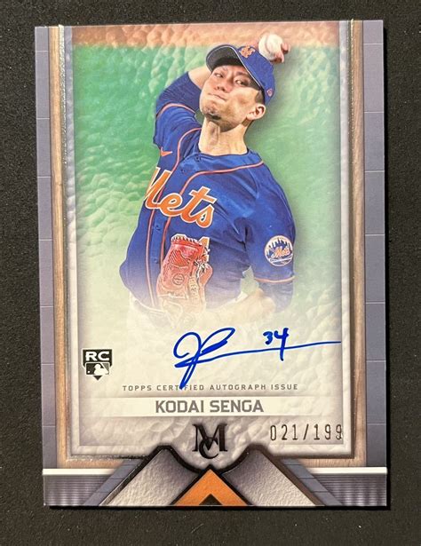 【目立った傷や汚れなし】【199枚限定】 Kodai Senga 千賀滉大 Topps Museum Collection Rc Auto