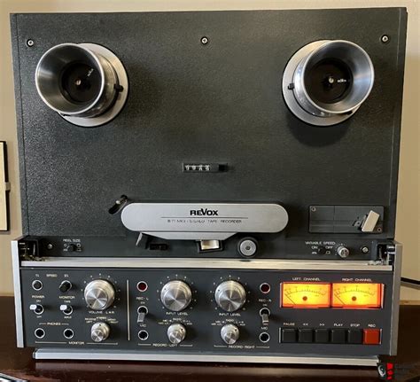 Revox B 77 MKII Half Track 7 5 And 15 IPS With Revox Nab Adapters Reel