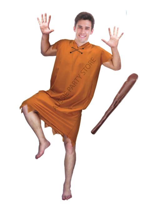 Adult Barney Rubble Costume The Flintstones Cosplay Fancy Dress Fred