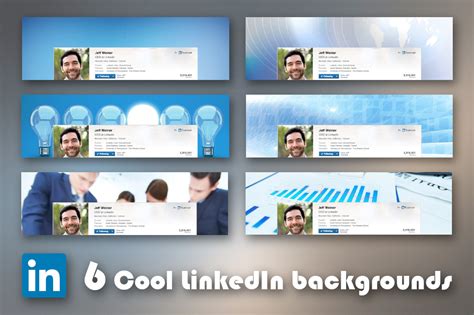 6 Cool business LinkedIn backgrounds ~ Social Media Templates ...