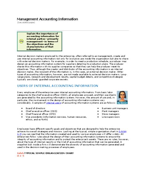 (PDF) Management Accounting Information USERS OF INTERNAL ACCOUNTING ...