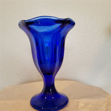 Cobalt Blue Glass Etsy