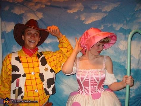 Woody and Bo-Peep Couple's Halloween Costume - Photo 4/4