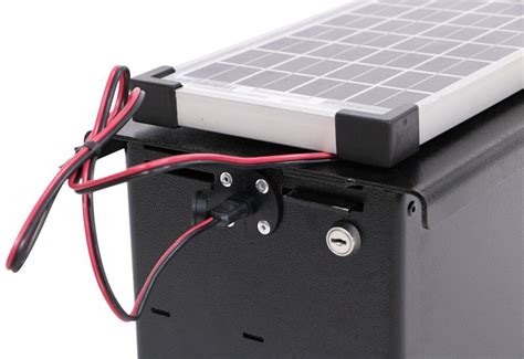 Torklift Powerarmor Solar Locking Battery Box 6 And 12v Lithium Batteries Powder Coated