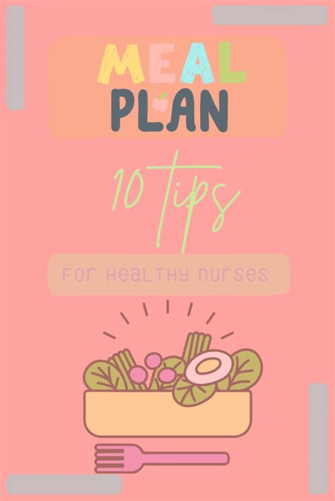 10 Meal Plan Tips For Healthy Nurses UniNursity