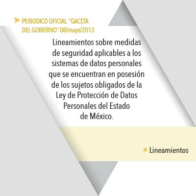 Lineamientos Sobre Medidas De Seguridad Aplicables A Los Sistemas De