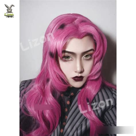 Jojos Bizarre Adventure Anime Diavolo Cosplay Peluca Disfraz De Cabeza