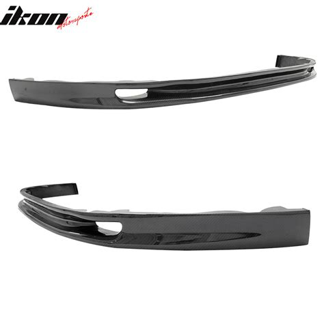 IKON MOTORSPORTS, Front Bumper Lip Compatible With 1993-1998 Toyota Supra, Matte Carbon Fiber ...