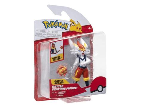 Pokémon Battle Feature Figure Cinderace 10 Cm Jazwares Vendiloshop