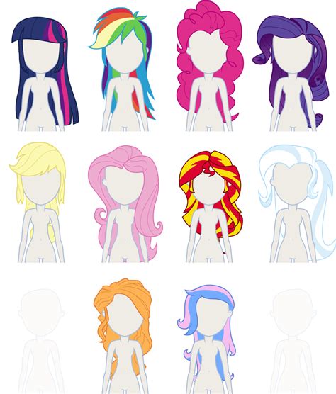 My Little Pony Hair Template