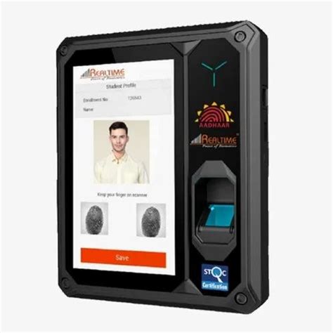 Realtime T L Aadhaar Based Biometric Fingerprint Scanner Screen Size