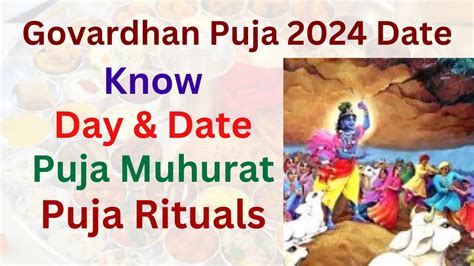 Govardhan Puja 2024 Date Time Shubh Muhurat Puja Vidhi Bhog And Katha